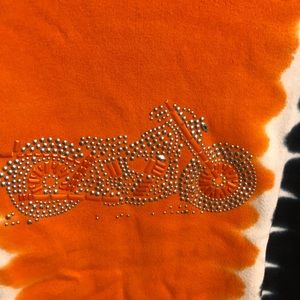 Decorative t-shirt with Bling Bike